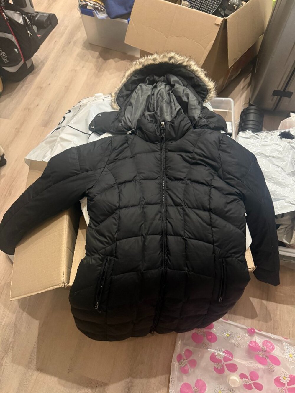 Eddie Bauer| Long down jacket women | Size M